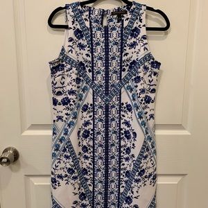 Blue & White Banana Republic Dress | Size 8